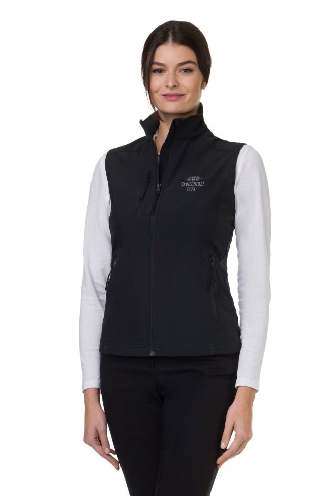    K404-Gilet donna Softshell nero