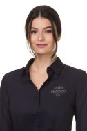    080613-39-NERO-Camicia Donna Nera No Stiro