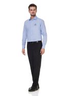    1100-F170-10-AZZURRO-Camicia Uomo Azzurra No Stiro