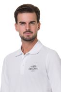    K256-Polo uomo manica lunga bianco