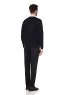    K965-Maglia uomo scollo V nero