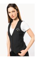    K502-Gilet donna elegante nero
